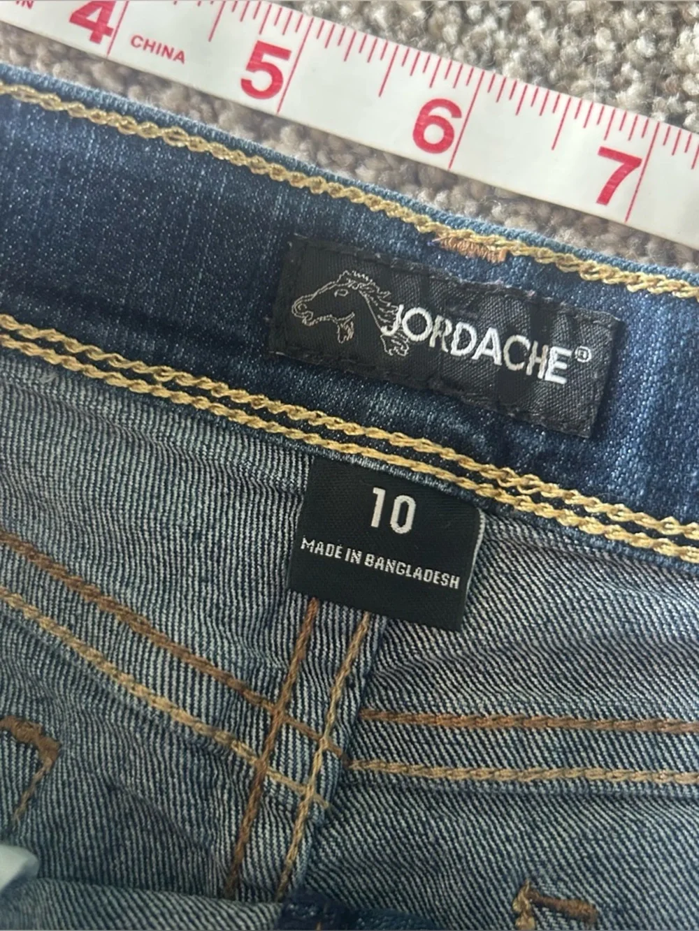 [Jordache] Denim Shorts w Lace Trim